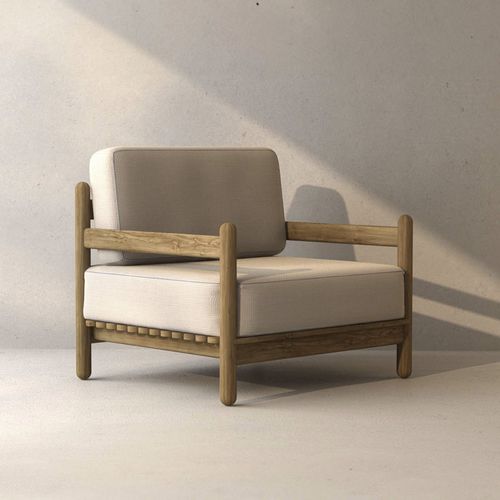Poltrona contemporanea - BRAVA  - calma - idrorepellente / in tessuto resistente all'acqua / idrorepellente