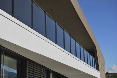 Ringhiera in vetro - INOXPLUS - Interbau - in acciaio inossidabile / in acciaio / a sbarre