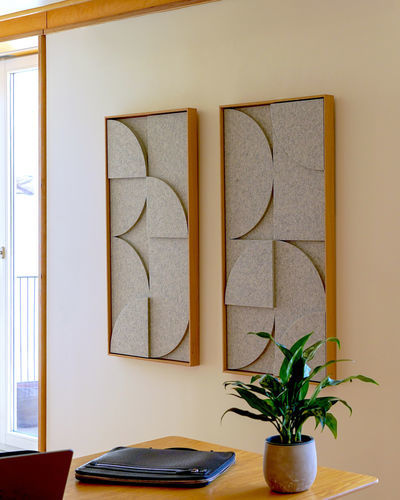 Pannello acustico a muro - VicShape 3D Duo - Vicoustic - Innovative Acoustic Solutions - in lana / in PET / rettangolare