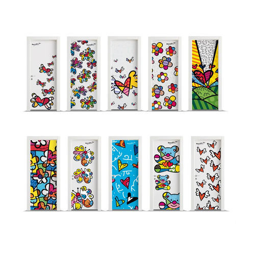 Porta da interno - Britto Loves  - Bertolotto Porte - in legno / battente / scorrevole