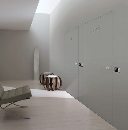 Porta da interno - BIWALL30 CL Primer - Bertolotto Porte - in laminato / battente / contemporanea