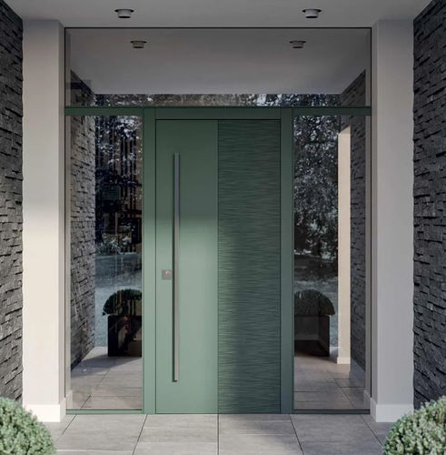 Porta d'ingresso - THOR - Bertolotto Porte - in acciaio / battente / contemporanea