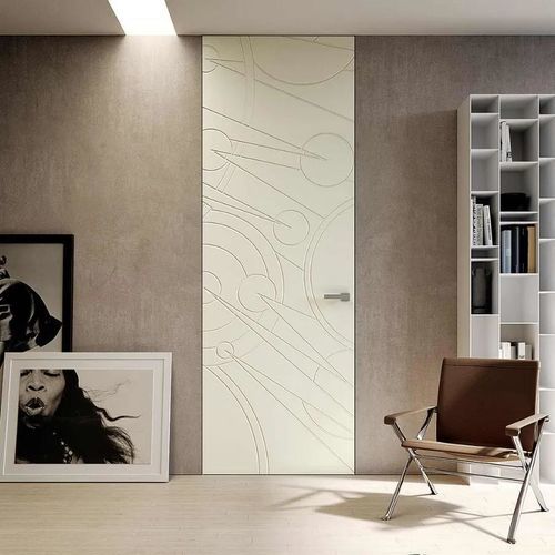 Porta da interno - ANDROMEDA - Bertolotto Porte - in MDF / contemporanea / acustica