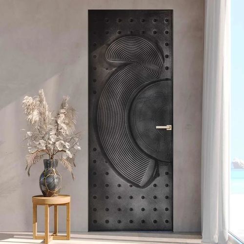 Porta da interno - KUM - Bertolotto Porte - in MDF / a perno / scorrevole