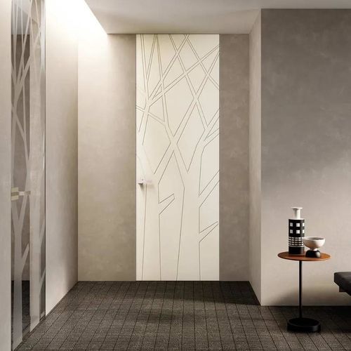 Porta da interno - FILOMURO MINIMA - Bertolotto Porte - in MDF / a scomparsa / battente