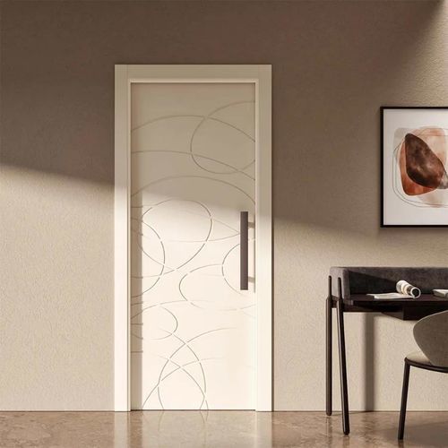 Porta da interno - NATURA MISTRAL - Bertolotto Porte - in fibra vegetale / in MDF / battente