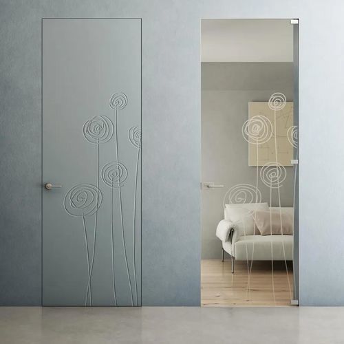 Porta fonica da interno - NATURA SOFFI - Bertolotto Porte - a ventola / contemporaneo / acustico