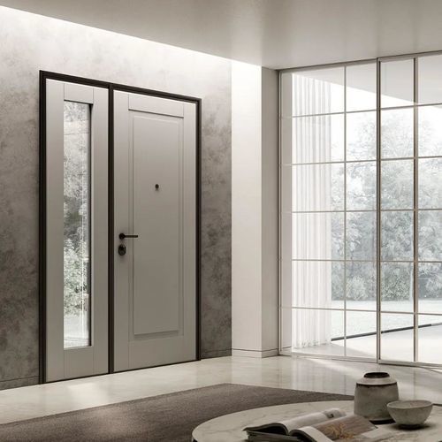 Rivestimento per porta in legno - LP1 - Bertolotto Porte - in pino / in vetro smerigliato / in MDF