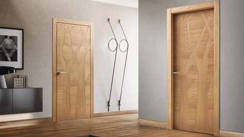 Porta da interno - BOULEVARD - Bertolotto Porte - impiallacciata in legno / in rovere / in MDF