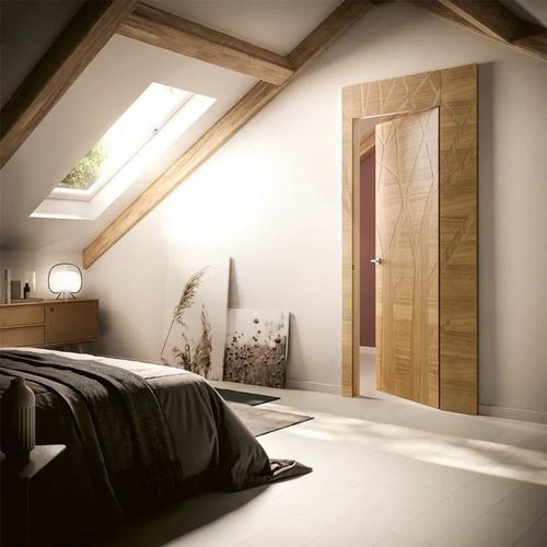Porta da interno - BOULEVARD - Bertolotto Porte - in rovere / battente / acustica