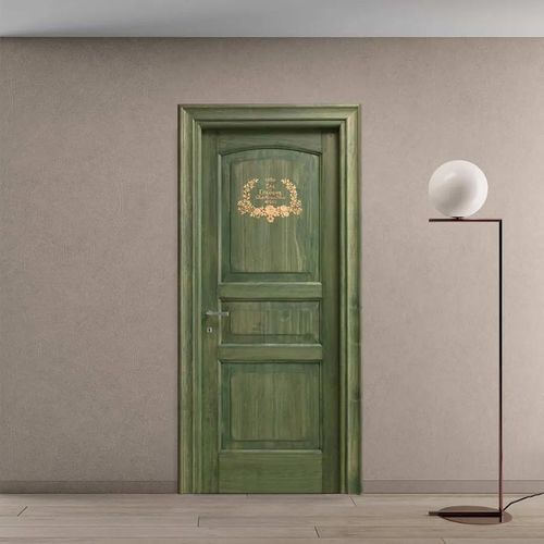 Porta da interno - ELECTA SERIE 3CE P - Bertolotto Porte - in legno massiccio / battente / classica