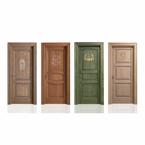 Porta da interno - ELECTA SERIE 15 P - Bertolotto Porte - in legno massiccio / battente / classica