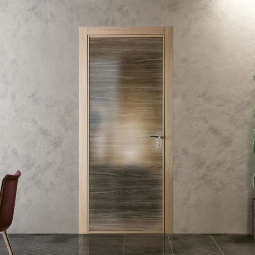 Porta da interno - GRAFITE GLASS SATINATO BRONZO - Bertolotto Porte - in vetro / in laminato / in MDF