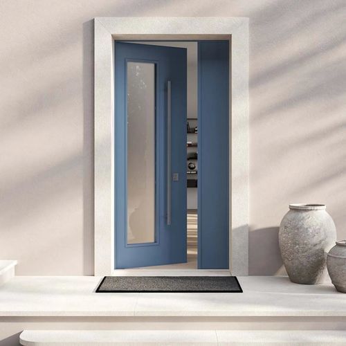 Porta d'ingresso - REGULAR SP02 - Bertolotto Porte - in alluminio / battente / ad anta singola