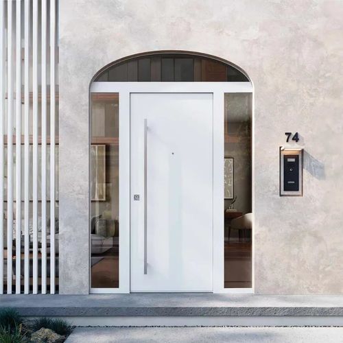 Porta d'ingresso - REGULAR - Bertolotto Porte - in alluminio / in plastica / in PVC