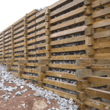 Barriera antirumore modulare - FIBRATER® - Vivalp - in legno / per strade / vegetale