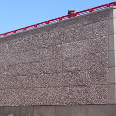 Muro di contenimento in cemento armato - RENFOTER® - Vivalp - modulare / prefabbricato / per strada