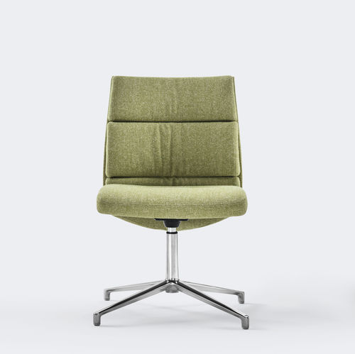 Sedia visitatore contemporanea - TRENDY FIRST CLASS - Aresline - da interno / in tessuto / in pelle