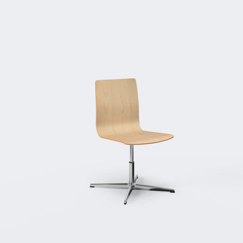 Sedia visitatore contemporanea - WOODY - Aresline - da interno / in tessuto / in acciaio