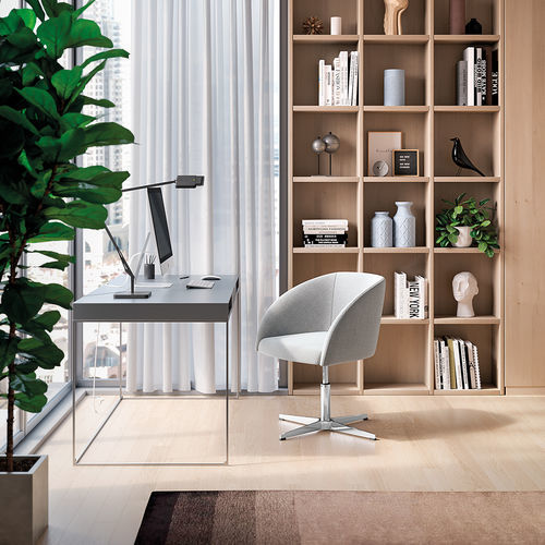 Sedia visitatore contemporanea - VENTUNO - Aresline - da interno / in tessuto / con supporto in acciaio