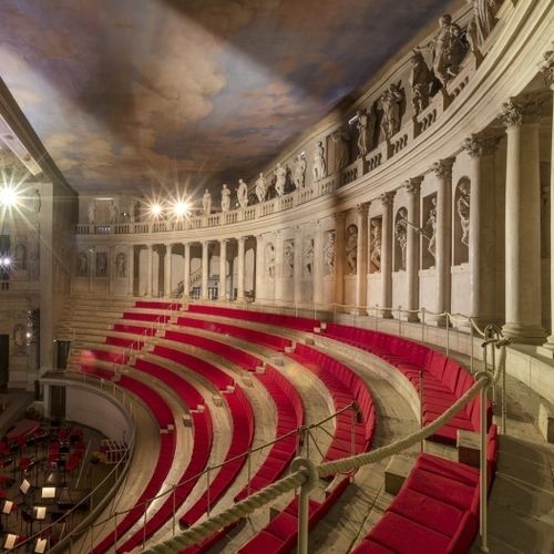 Sedia per auditorium contemporanea - OLIMPICO - Aresline - da interno / in legno / con supporto tessuto