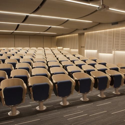 Poltrona per auditorium contemporanea - MINVEST - Aresline - in tessuto / in legno / in metallo