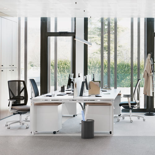 Poltrona da ufficio design - DOTWAY - Aresline - in tessuto / in plastica / imbottita