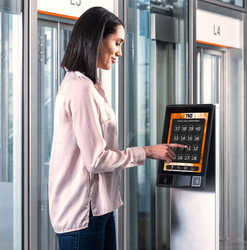 Pannello di controllo per controllo accessi - AGILE - ThyssenKrupp Fahrtreppen - per controllo di ascensori / a muro / da bancone