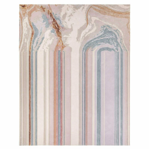 Tappeto contemporaneo - Aura I - Tai Ping Carpets - a righe / in lana / in seta