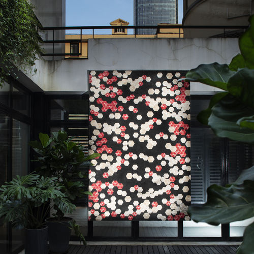 Tappeto contemporaneo - Applique  - Tai Ping Carpets - geometrico / in lana / in seta
