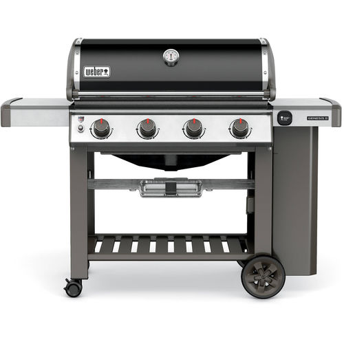 Barbecue a gas - GENESIS® II E-410 GBS® - Weber EUROPE - con rotelle / in ghisa di alluminio / in acciaio