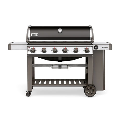 Barbecue a gas - GENESIS® II E-610 GBS® - Weber EUROPE - con rotelle / in ghisa di alluminio / in acciaio
