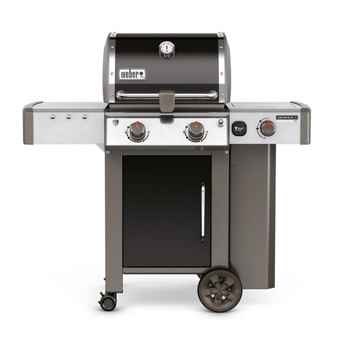Barbecue a gas - GENESIS® II LX E-240 GBS® - Weber EUROPE - con rotelle / in ghisa di alluminio / in acciaio