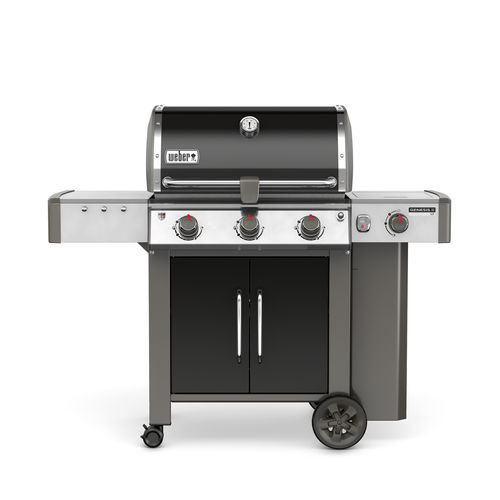 Barbecue a gas - GENESIS® II LX E-340 GBS® - Weber EUROPE - con rotelle / in ghisa di alluminio / in acciaio