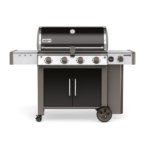 Barbecue a gas - GENESIS® II LX E-440 GBS® - Weber EUROPE - con rotelle / in ghisa di alluminio / in acciaio
