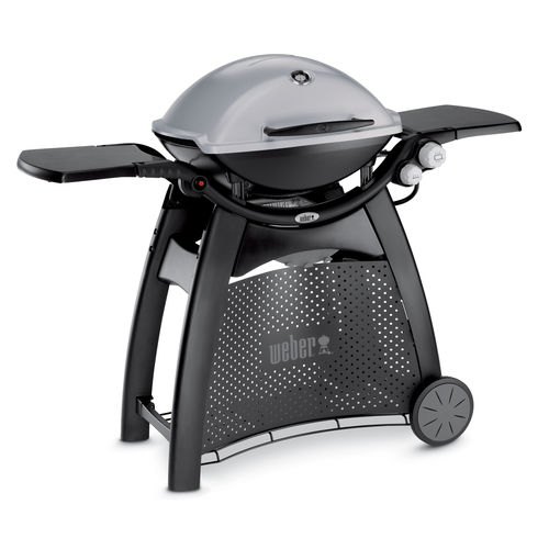 Barbecue a gas - Q 3000 - Weber EUROPE - professionale / con rotelle / in ghisa di alluminio