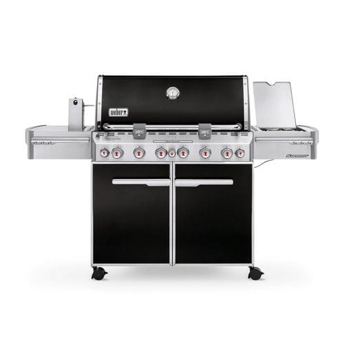 Barbecue a gas - SUMMIT® E-670 GBS® - Weber EUROPE - con rotelle / in acciaio inossidabile