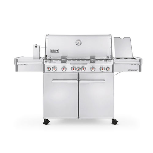 Barbecue a gas - SUMMIT® S-670 GBS® - Weber EUROPE - con rotelle / in acciaio inossidabile