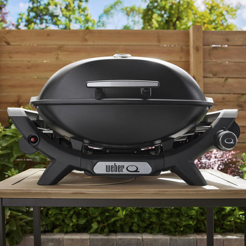 Barbecue a gas - Q 2100N - Weber EUROPE - da tavolo / in acciaio inossidabile / in ghisa