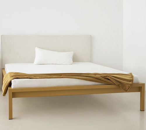 Letto matrimoniale - PURE - Hans Hansen Furniture - contemporaneo / con testiera imbottita / in tessuto