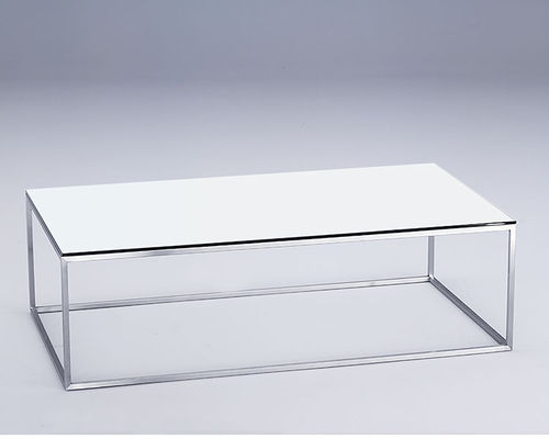 Tavolino basso contemporaneo - H 14 - Hans Hansen Furniture - in vetro / in legno massiccio / in HPL