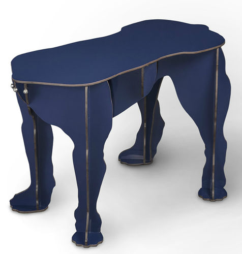 Divanetto imbottito design originale - REX - Ibride - in HPL / blu