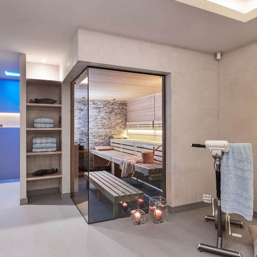 Sauna a infrarossi - DESIGNER - Freixanet Wellness - per uso residenziale / in legno / in vetro