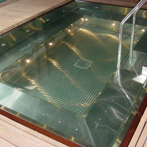 Spa da incasso per nuoto controcorrente - Freixanet Wellness - rettangolare / multiposto / in acciaio inox