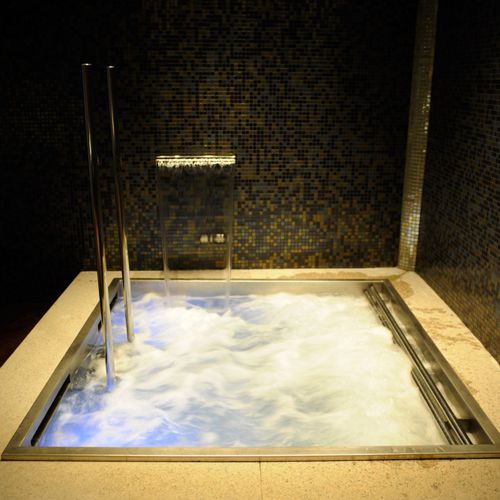 Spa da incasso per nuoto controcorrente - Freixanet Wellness - rettangolare / multiposto / in acciaio inox