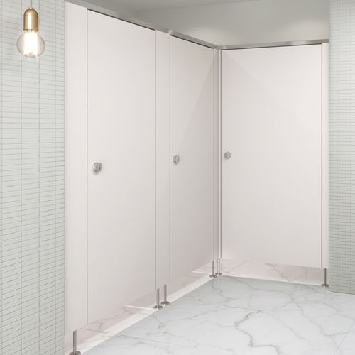 Cabina per bagni pubblici in laminato - EURO STYLE - Bradley - in alluminio / per toilette / per interni