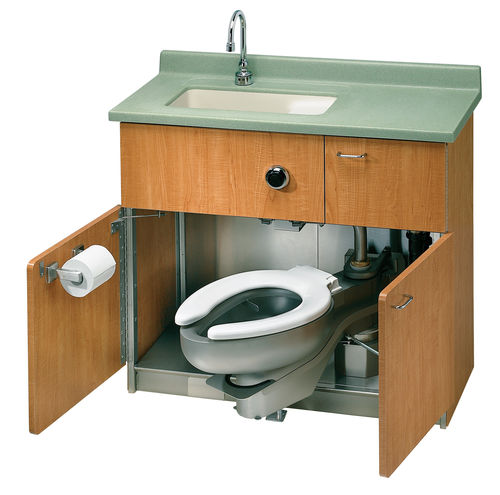 WC in acciaio inossidabile - LC700 - Bradley - per bagno pubblico / con cassetta ad incasso