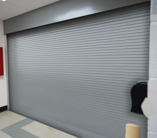 Porta industriale in acciaio galvanizzato - CROSSINGGARD® & THREATPROTECT™ - Cornell - avvolgibile / in alluminio anodizzato / in alluminio estruso