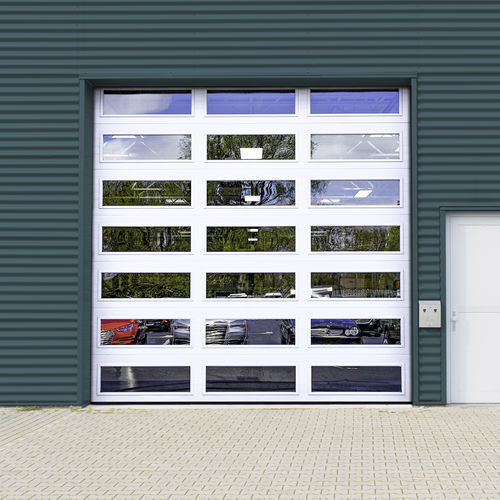 Porta industriale sezionale - EXTREME™ SERIES - Cornell - in alluminio / in acciaio / di sicurezza