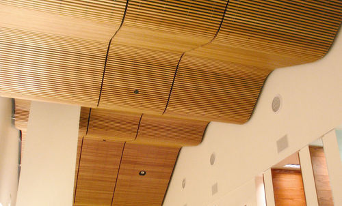 Controsoffitto in legno - Rulon company - in pannelli
